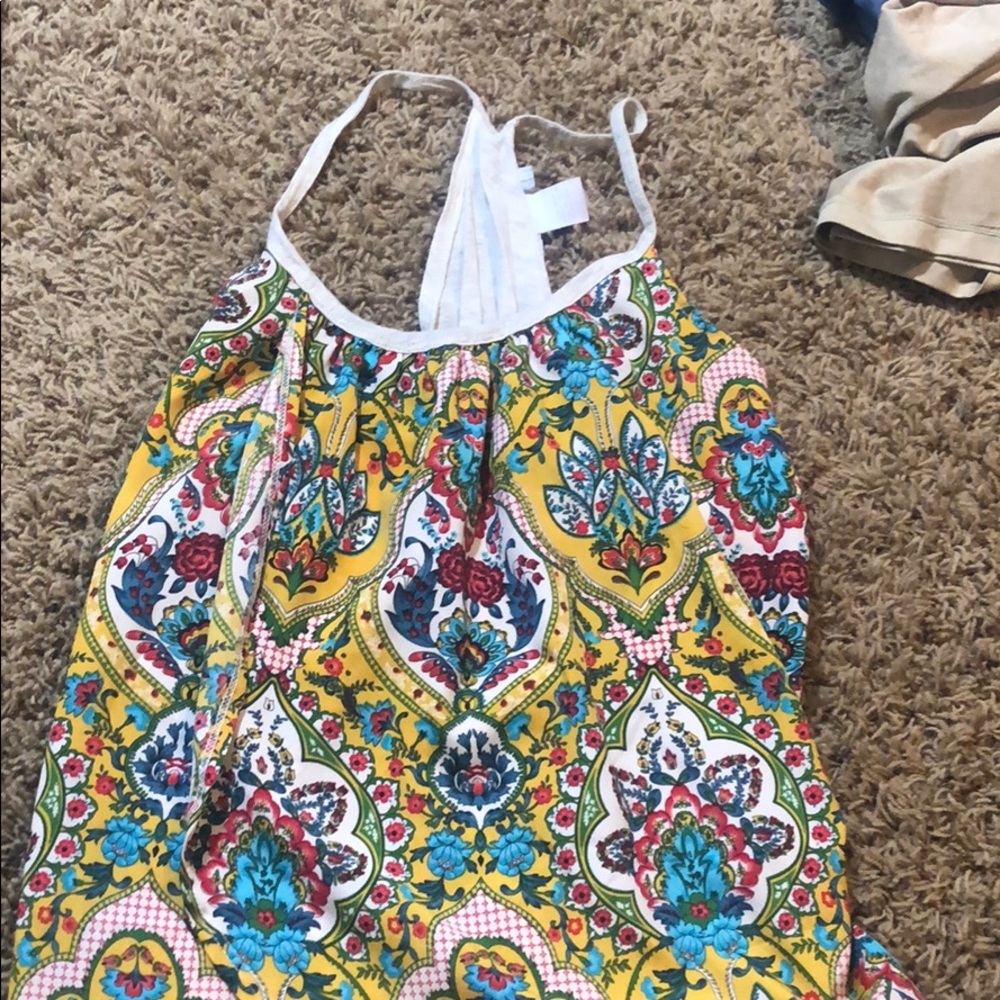 Flowy sheer front tank